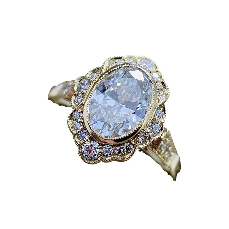 Vintage Oval Radiance Ring