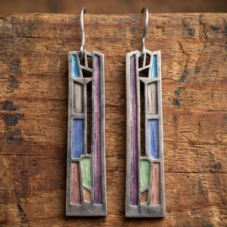 Vintage Lead Glass Earrings