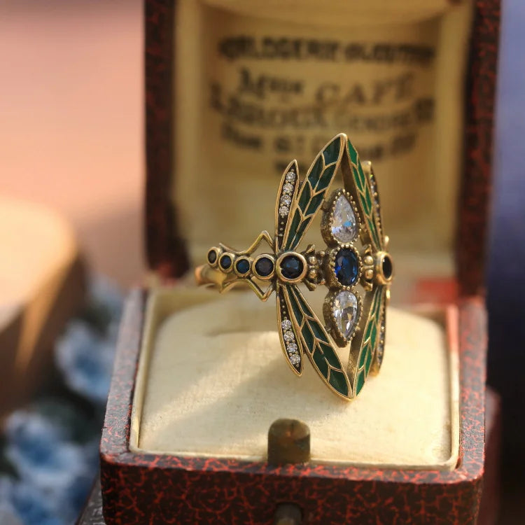 Double Dragonfly Ring