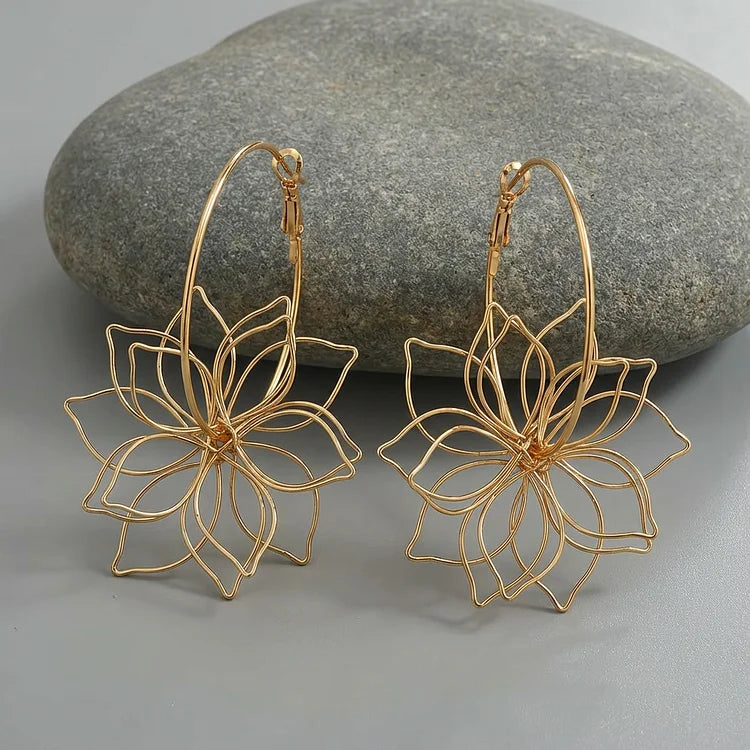 Bohemian Wire Bloom Earrings