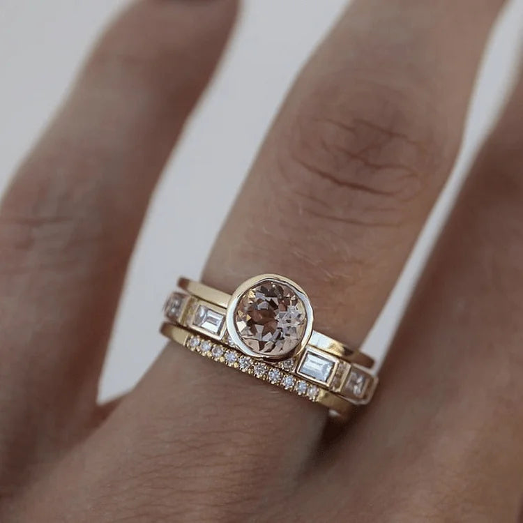 Vintage Crystal Piece Ring