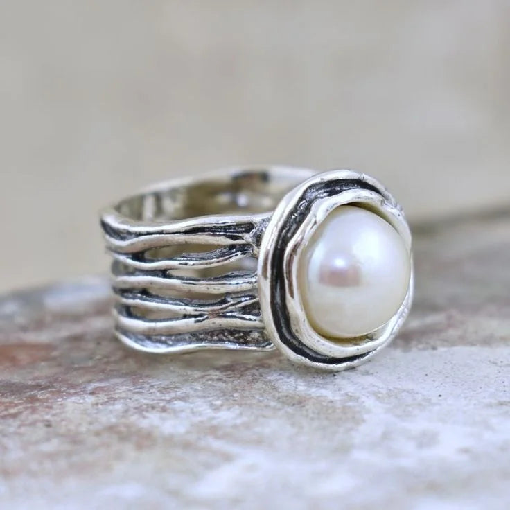Snow Pearl Ring