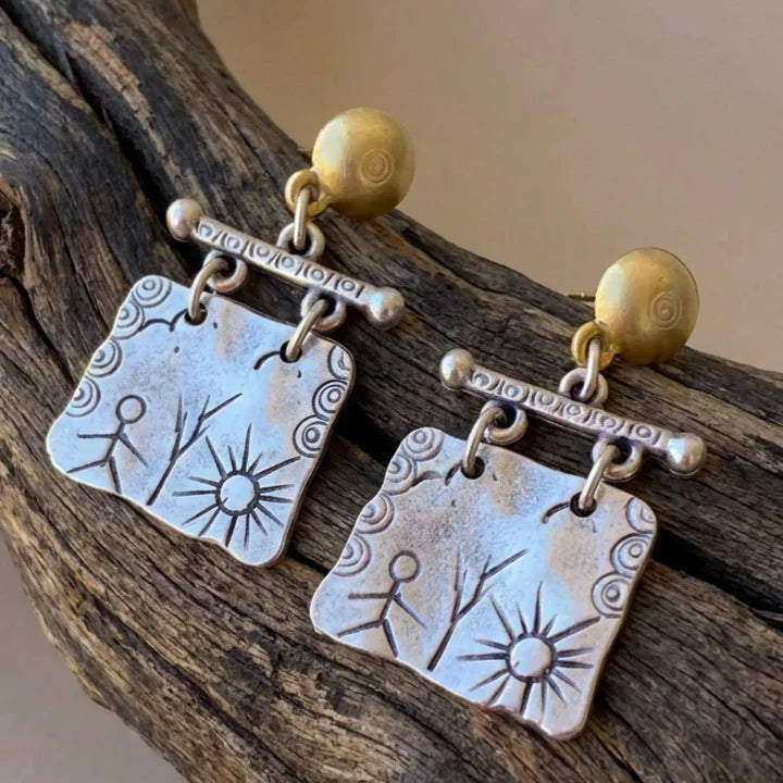 Vintage Tribal Boho Earrings