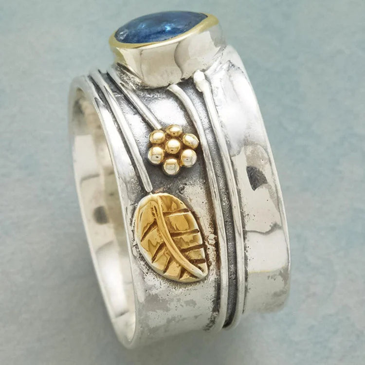 Bohemian Gemstone Meditation Ring
