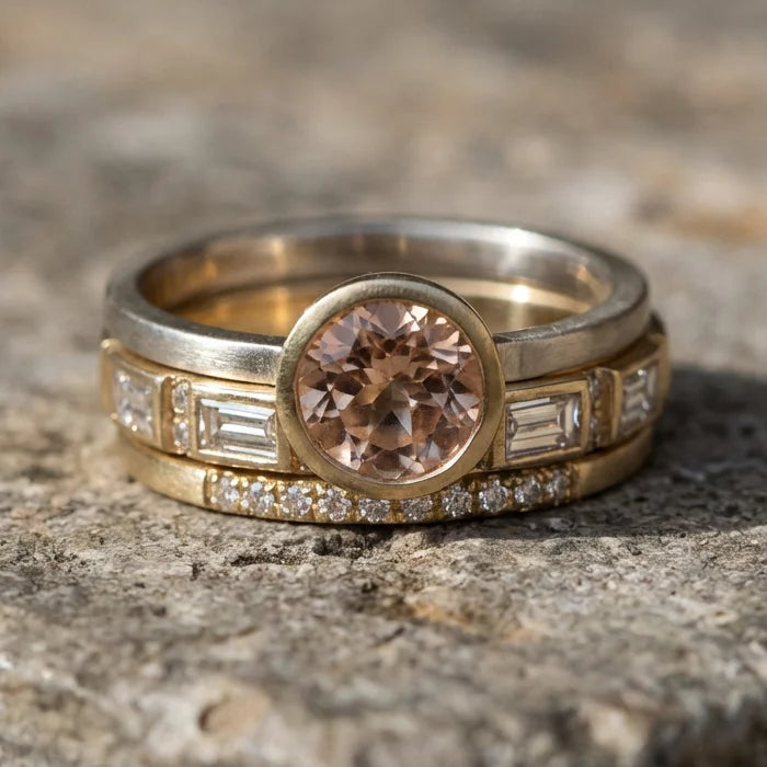 Vintage Crystal Piece Ring