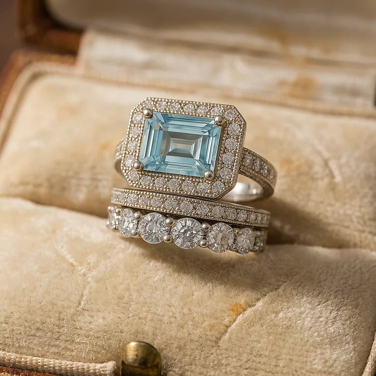 Vintage Royal Beach Ring Set