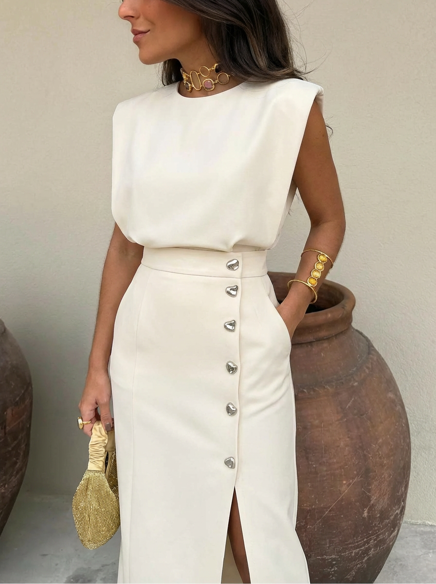 Aspen™ - Effortlessly Charming Midi Dress
