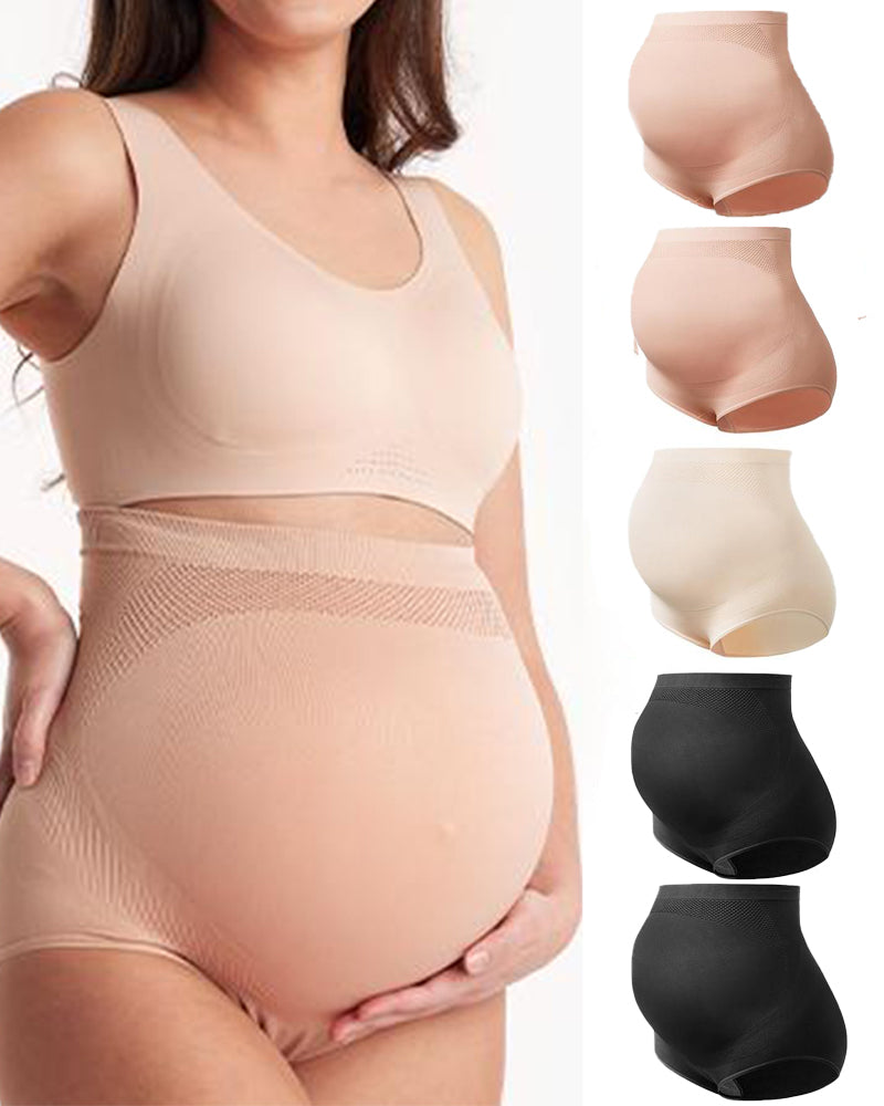 Women's Maternity Belly Support Panties Over Bump 3-Pack