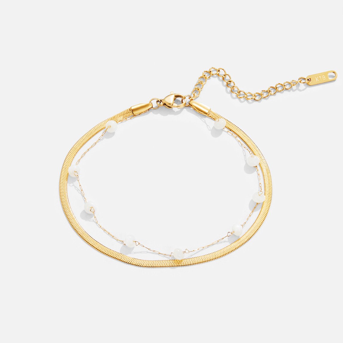 Layered Snake Chain Anklet
