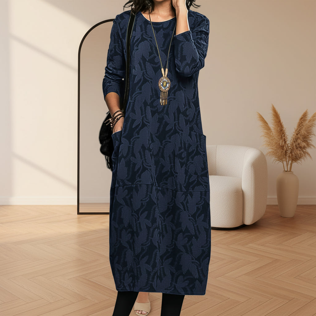 Aurora™ | Elegant Winter Dress with Round Neck
