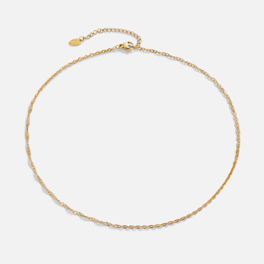 Mila Twist Sun Chain Necklace
