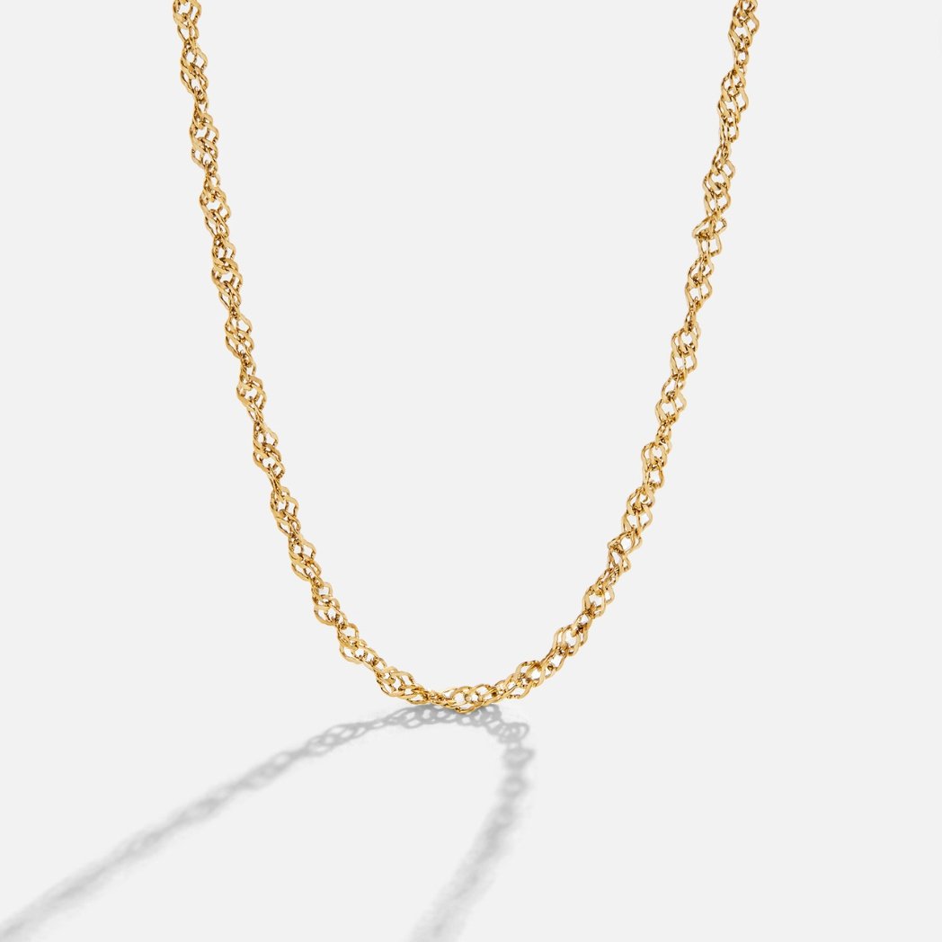 Mila Twist Sun Chain Necklace