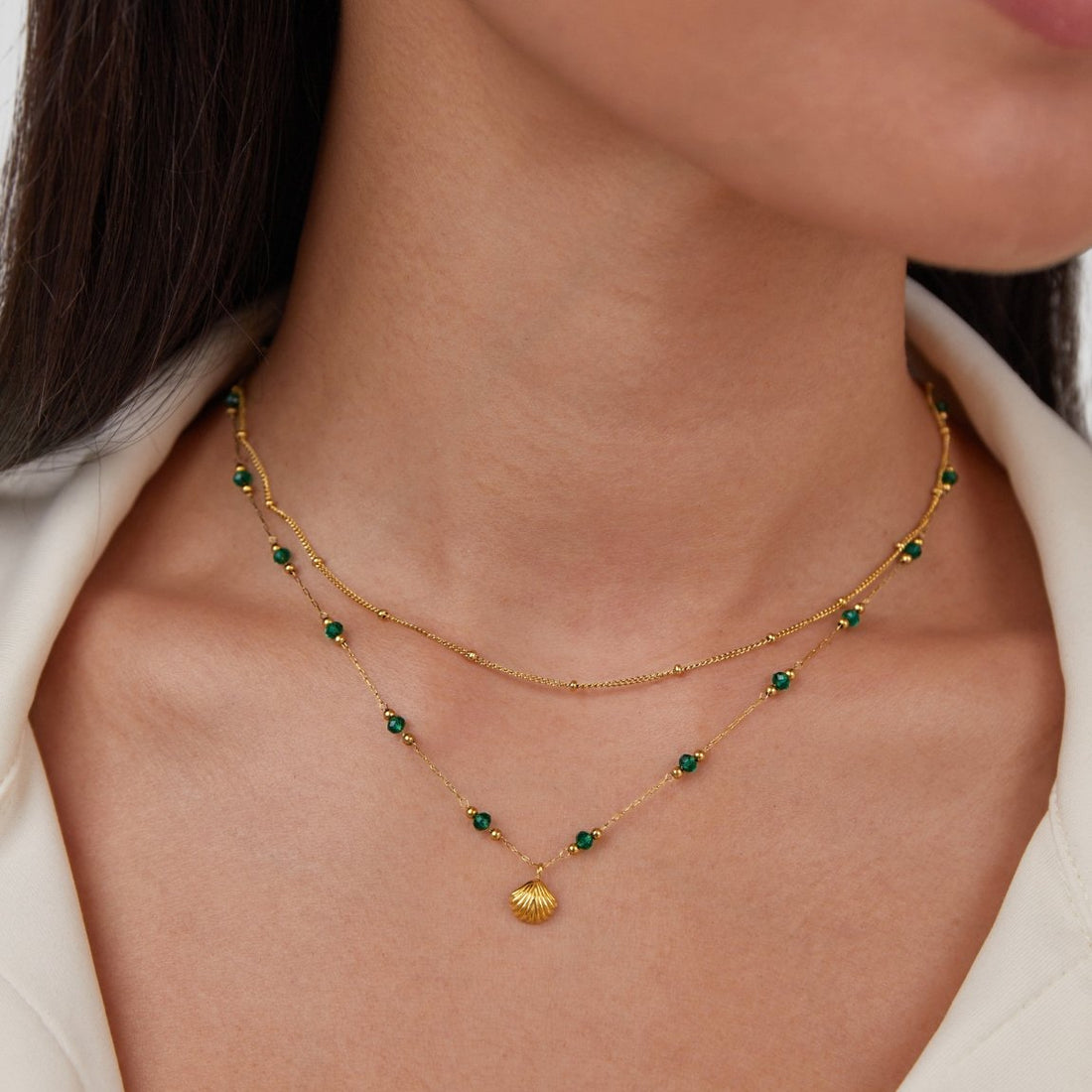 Niyah Bead Chain Necklace
