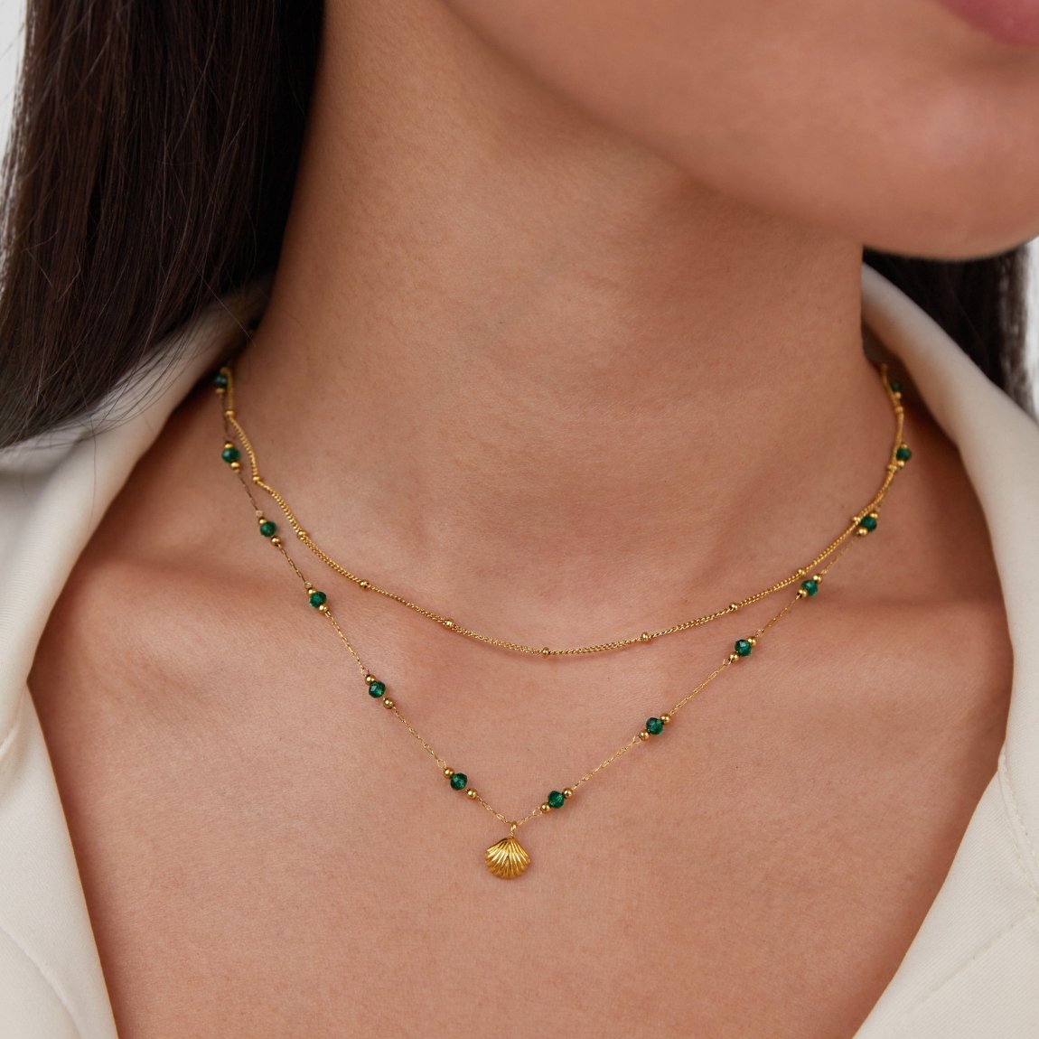 Niyah Bead Chain Necklace