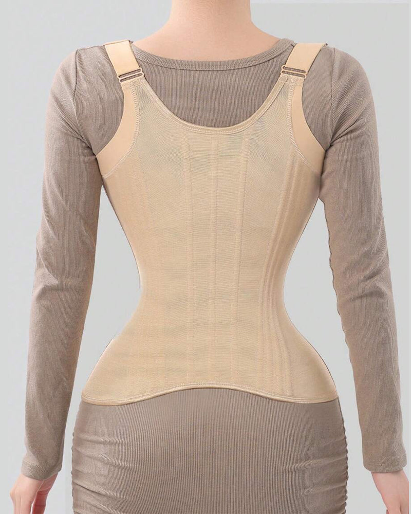 Women's Mesh Adjustable Straps Waist Trainer Body Shaper