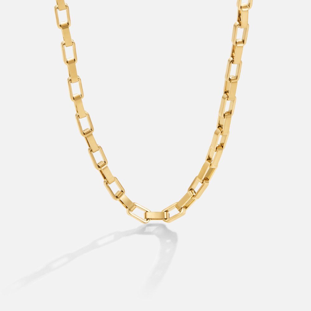 Venna Rectangles Chain Necklace